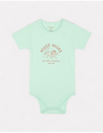 St. Pauli - Baby Body - Logo - Braun - @ No Borders