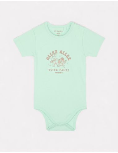 St. Pauli - Baby Body "Allez Allez" - Minze/Hellbraun - @ No Borders