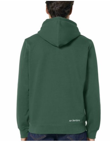 No Borders Cockatoo - Hoodie - Bottle Green - @ No Borders