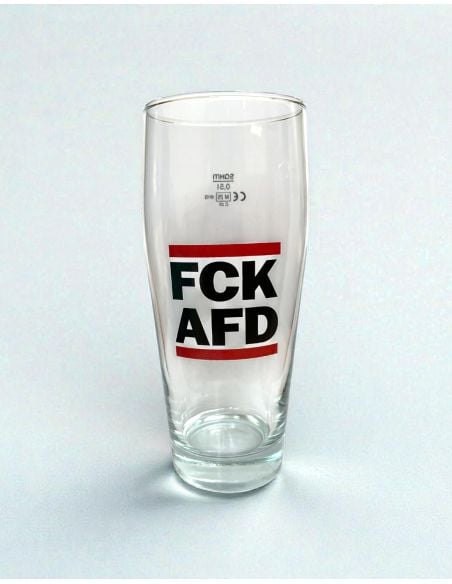 FCK AFD - Bierglas