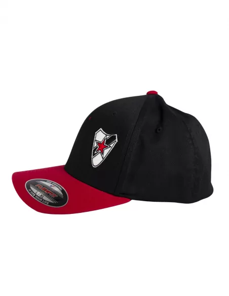 Roter Stern Leipzig - Flexfit Cap - Black/Red