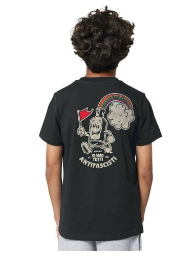 Regenbogen Molli - No Borders - T-Shirt Kids - Black - @ No Borders
