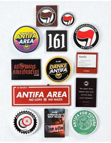 Antifa - Sticker Mix - @ No Borders