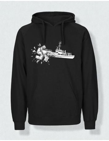 Sea Punks - T-Shirt - Fight Racism-Print - Dark Heather Grey - @ No Borders