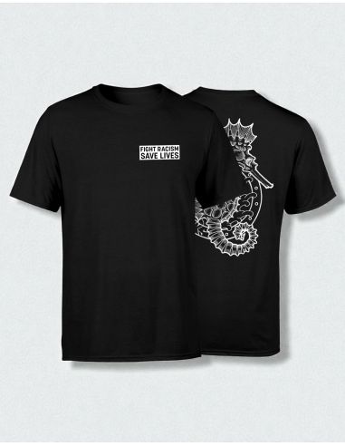 Sea Punks - T-Shirt - Seahorse - Black - @ No Borders