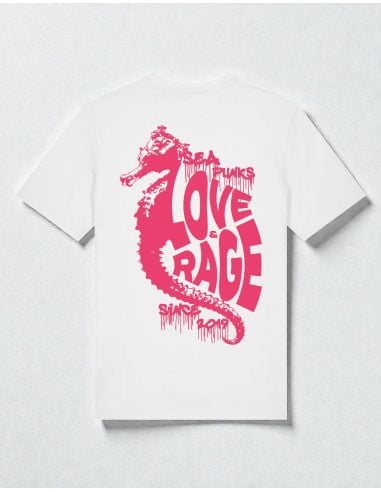 Sea Punks - T-Shirt - Love & Rage - Weiß - @ No Borders