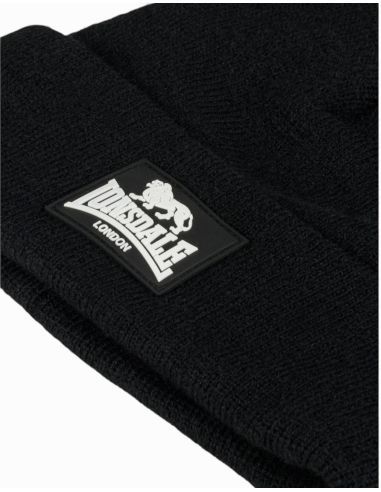 Lonsdale - Beanie - Dalston - Black - @ No Borders