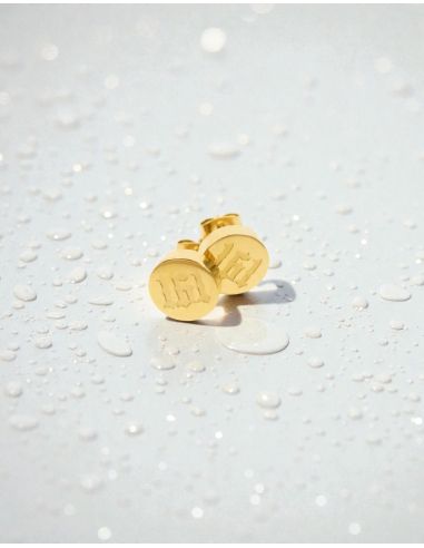 161 - True Rebel - Earrings - Classic Stud - Gold - @ No Borders