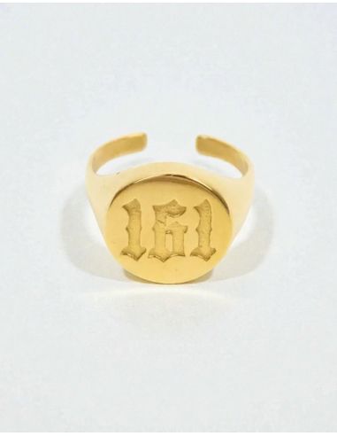 161 - True Rebel - Seal Ring - Classic - Gold - @ No Borders