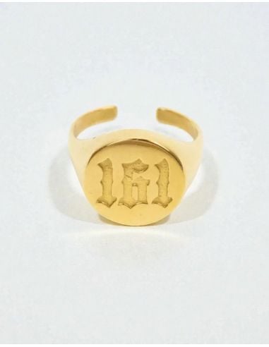 161 - True Rebel - Siegelring - Classic - Gold - @ No Borders