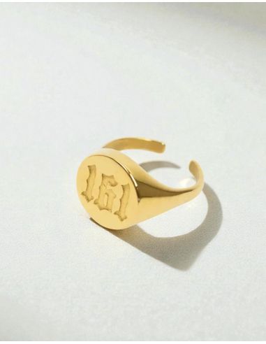 161 - True Rebel - Seal Ring - Classic - Gold - @ No Borders