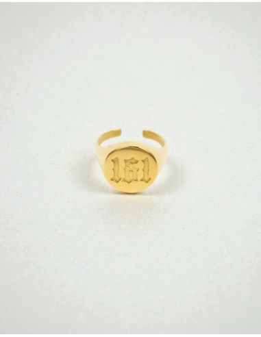 161 - True Rebel - Siegelring - Classic - Gold - @ No Borders
