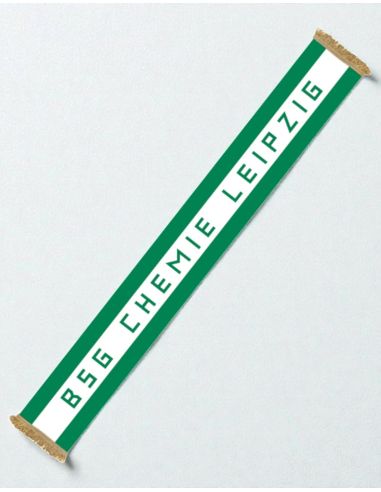 BSG Chemie Leipzig - Silk Scarf - Classic - Green/White - @ No Borders