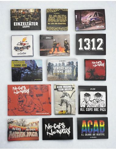 ACAB - Sticker Mix - @ No Borders