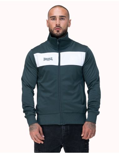 Lonsdale - Track Jacket - Alnwick - Green/White - @ No Borders