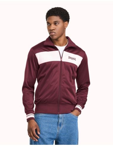 Lonsdale - Track Jacket - Meols - Oxblood/Ecru - @ No Borders