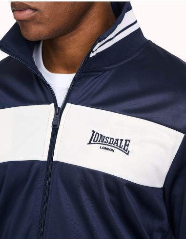 Lonsdale - Track Jacket - Meols - Dark Navy/Ecru - @ No Borders