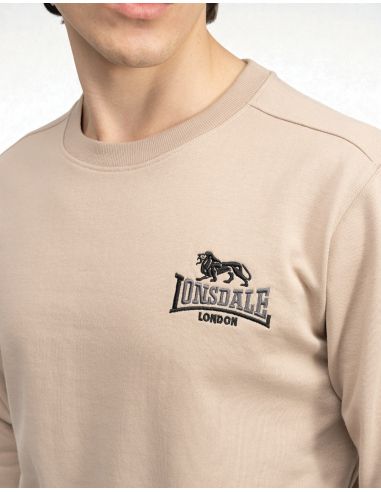 Lonsdale - Sweater - Lympstone - Sand/Black/Anthracite - @ No Borders