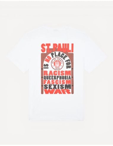 St. Pauli - T-Shirt - No Place for 2025 - Weiß - @ No Borders