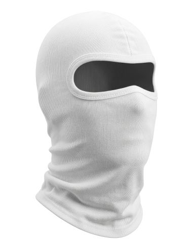Balaclava 1-Hole - Cotton - White - @ No Borders