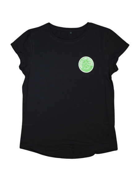 Antifa For Future - No Borders - T-Shirt tailliert - Black