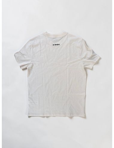 Kein Mensch ist illegal - No Borders - T-Shirt - Natural Raw - @ No Borders