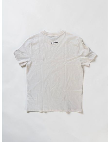 Kein Mensch ist illegal - No Borders - T-Shirt - Natural Raw