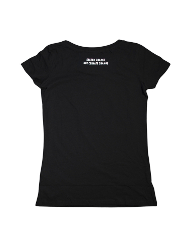 Antifa For Future - No Borders - T-Shirt tailliert - Black - @ No Borders