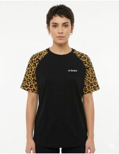 Leo Raglanärmel - No Borders - T-Shirt - Black - @ No Borders