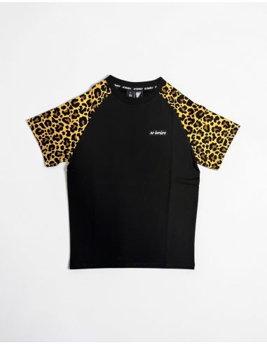 Leo Raglan Sleeves - No Borders - T-Shirt - Black - @ No Borders