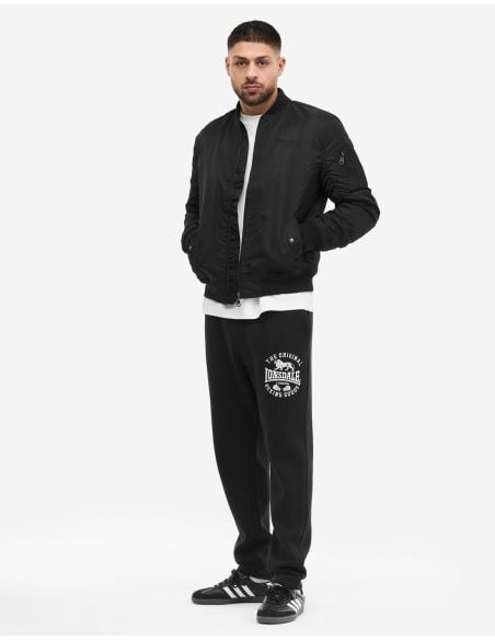 lonsdale-bomberjacke-poolstock-black-vorderseite lonsdale-bomberjacke-poolstock-black-vorderseite