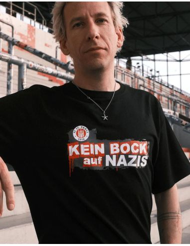 St. Pauli - T-Shirt - Kein Bock Auf Nazis - Black - @ No Borders