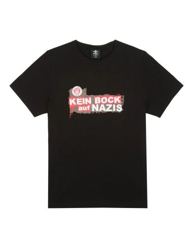 St. Pauli - T-Shirt - Kein Bock Auf Nazis - Black - @ No Borders