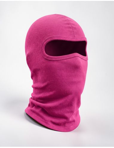 Balaclava 1-Hole- Cotton - Pink - @ No Borders