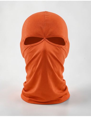 Balaclava 2-Hole - Lycra - Orange - @ No Borders