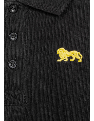 Lonsdale - Polo - Whalton - Black - @ No Borders