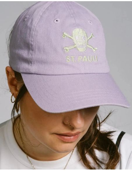 st-pauli-cap-skull-and-bones-lavender-lime