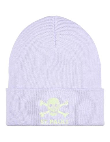 St. Pauli - Wintermütze - Totenkopf - Lavender/Lime - @ No Borders