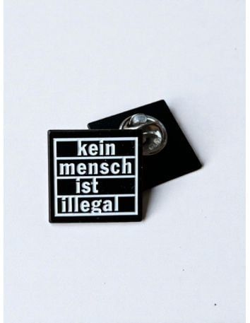 Kein Mensch ist illegal - No Borders - Gürteltasche - Black - @ No Borders