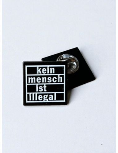 Kein Mensch ist illegal - No Borders - Pin - @ No Borders