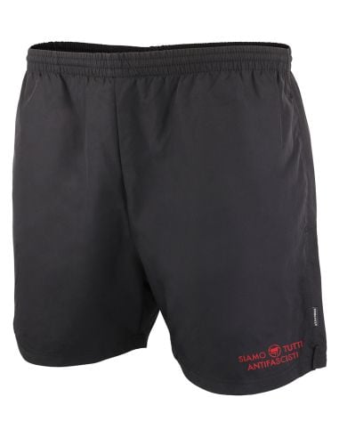 Siamo Tutti Antifascisti - Mob Action - Active Shorts - Black - @ No Borders