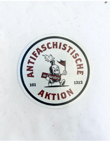 Antifa Molli - Sticker - 10 Stück - @ No Borders