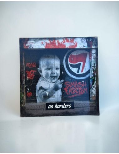 Antifa Baby - Sticker - 10 Stück - @ No Borders