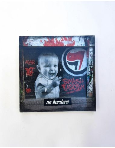 Antifa Baby - Sticker - 10 Stück - @ No Borders