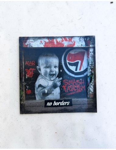 Antifa Baby - Sticker - 10 Stück - @ No Borders