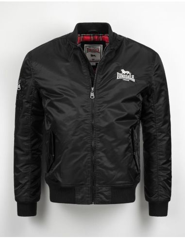 Lonsdale - Bomber Jacket - Tern Hill - Black - @ No Borders