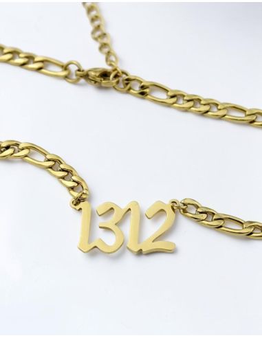 1312 - Ankle Chain - Sixblox - Gold - @ No Borders