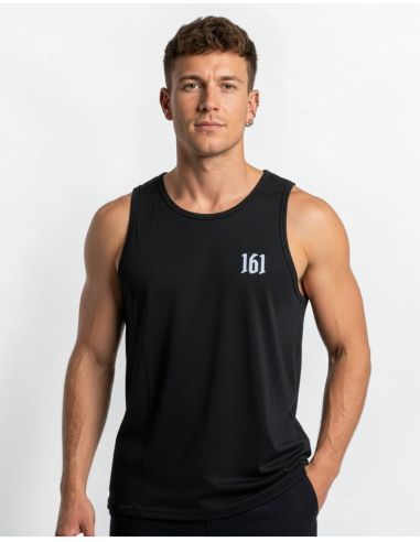 161 - No Borders - Tank Top - Black - @ No Borders