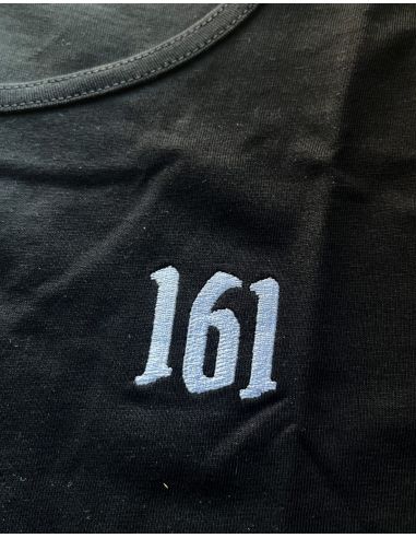 161 - No Borders - Tank Top - Black - @ No Borders