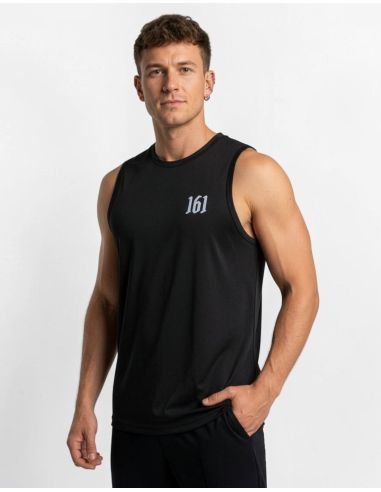 161 - No Borders - Tank Top - Black - @ No Borders